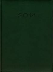 Kalendarz 2014 A4 31T Zielony menadżerski tygodniowy - <br />