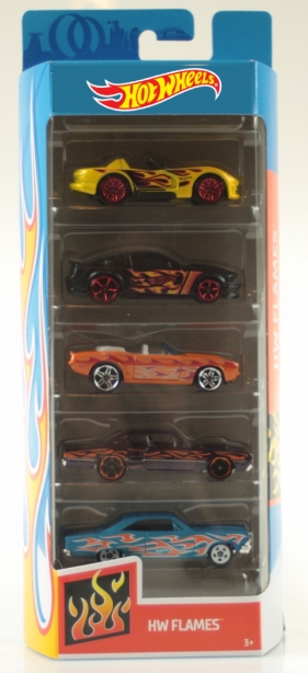 Hot Wheels: Pięciopak - HW Flames (01806/FYL19)