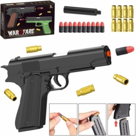 Pistolet na miękkie naboje z łuskami