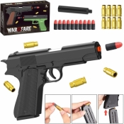 Pistolet na miękkie naboje z łuskami