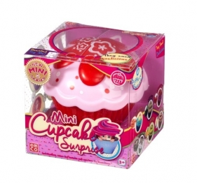 Mini cupcake Babeczka z niespodzianką czerwona