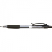 Długopis żelowy automatyczny czarny 12 sztuk
