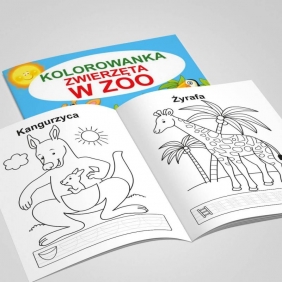 Kolorowanka. Zwierzęta w ZOO - Żukowski Jarosław