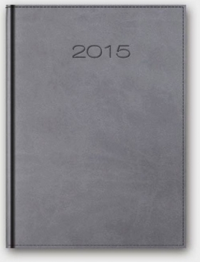 Kalendarz 2015 A5 21D Virando dzienny szary - <br />
