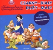 Czarny-biały duży-mały Królewna Śnieżka i siedmiu krasnoludków - <br />