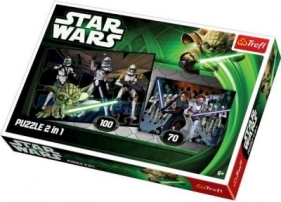Puzzle 2w1 Staw Wars Wojna w galaktyce TREFL (34600)