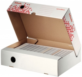 Pudło archiwizacyjne Esselte Speedbox A4 - biało-czerwony 350 mm x 250 mm x 80 mm (623910)