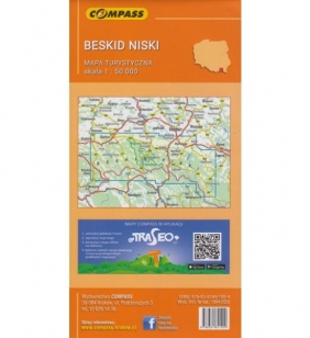 Beskid Niski, 1:50 000 - mapa turystyczna (1564-2020)