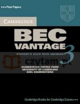 Camb BEC Vantage 3 SS Pack (SB w/ans+CD)