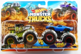 Hot Wheels Monster Trucks: Pojazdy 2-pak - Bone Shaker vs Rodger Dodger (FYJ64/GLM91)