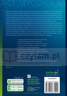 Tworzenie nowoczesnych aplikacji graficznych w WPF - Jarosław Cisek