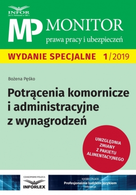 Potrącenia komornicze i administracyjne z wynagrodzeń - Pęśko Bożena