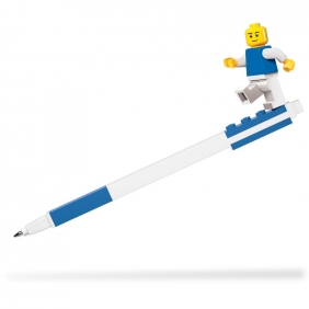 Lego, Długopis żelowy z minifigurką - Niebieski (52600)