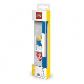 LEGO, Długopis żelowy z minifigurką - Niebieski (52600)
