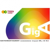 Happy Color, Blok techniczny A2 220g 10k (HA 3722 4060-09)