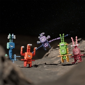 Mini Waffle - Crazy Monsters - Astro Squad, 148 el.