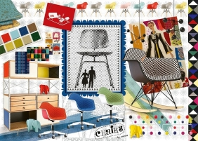 Ravensburger, Puzzle Eames Collectors Edition 1000: Krzesła (16900)