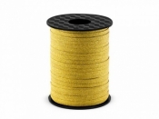 Wstążka Partydeco plastikowa złoty 5 mm 225 m (PRM5-019)
