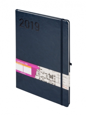 Formalizm A4 Kalendarz granatowy 2019