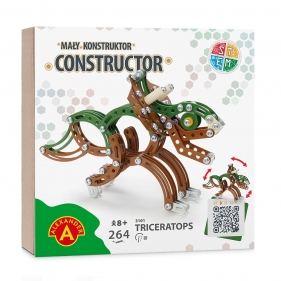 Mały Konstruktor/Constructor – Dinozaury -Triceratops