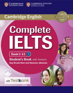 Complete IELTS Bands 5-6.5 Student's Book with Answers with CD-ROM with Testbank - Brook-Hart Guy, jakeman Vanessa