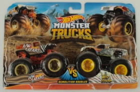 Hot Wheels Monster Trucks: Pojazdy 2-pak - HW Safari vs Wild Streak (FYJ64/GJF64)