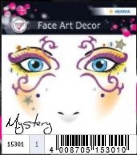 MYSTERY NAKLEJKA DO ZDOBIENIA TWARZY 15301