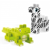 Baby Blocks Safari - klocki krokodyl i zebra (41501)