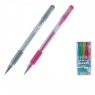 Długopis żelowy brokatowy z gripem 5 kolorów