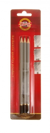 Ołówek grafitowy 1860/3, 3szt. - H, HB, B