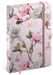 Kalendarz książkowy B5/192k Metallic - Magnolia