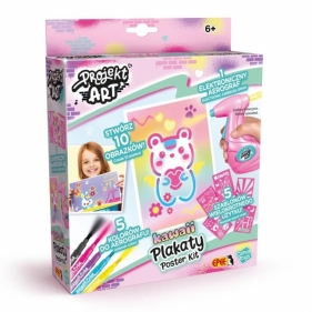 Projekt Art z aerografem - Plakaty Kawaii
