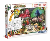 Puzzle 104 Happy Kolor Double Face Zafari
