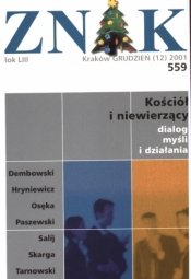 Miesięcznik ZNAK. Numer 559