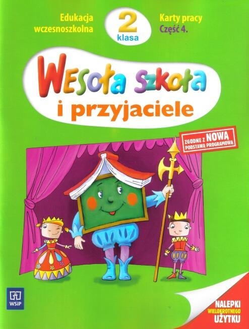 Wesoła szkoła i przyjaciele 2 Karty pracy część 4