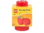 Lego, okrągły pojemnik klocek Brick 1 - Czerwony (40301730)