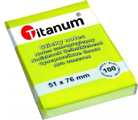 Notes samoprzylepny 51x76mm żółty 12 sztuk