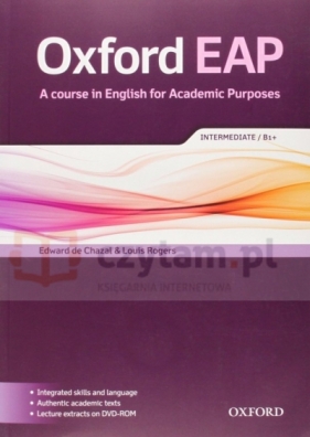 Oxford EAP B1+ Student's Book +DVD - Edward De Chazal