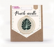 Zestaw Punch Needle Liść Monstery Graine Creative