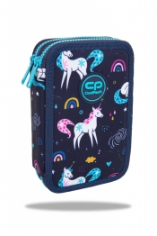 Coolpack, Piórnik podwójny z wyposażeniem Jumper 2 - Mrs Unicorn (F066935)