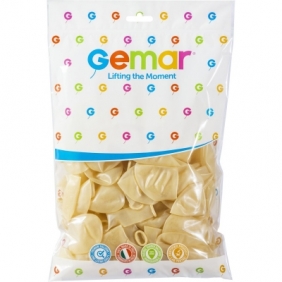 Balon gumowy Godan transparentny 12 cal, 100sztuk pastelowy 100 szt transparentny 12cal (G110/00)