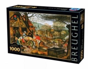 Puzzle 1000: Brueghel, Cztery pory roku - Jesień