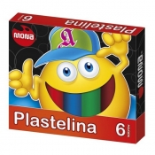 Plastelina Mona, 6 kolorów