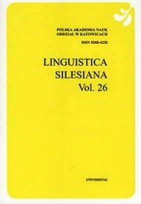 Linguistica Silesiana Vol. 26