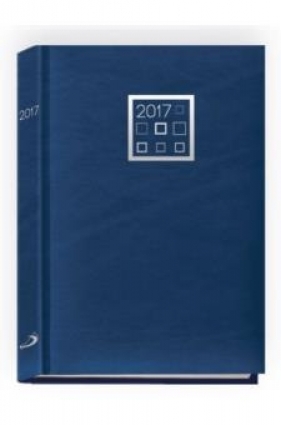 Terminarz 2017 A5 standard - granatowy