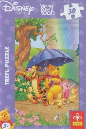 Winnie the Pooh Puzzle 30 Po deszczu (18101) - <br />