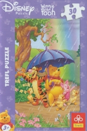 Winnie the Pooh Puzzle 30 Po deszczu (18101) - <br />