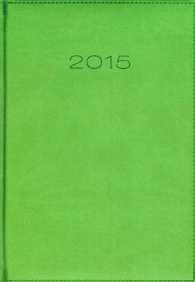 Kalendarz 2015 A5 21D Virando dzienny jasnozielony - <br />