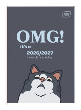 Kalendarz szkolny zeszytowy B6 48 - Meme Cat