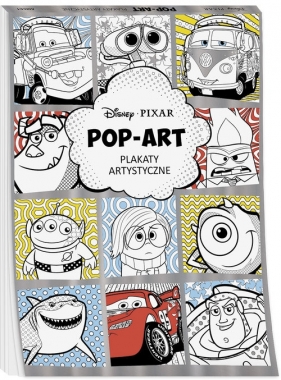 Disney Pixar. Pop art. Plakaty artystyczne